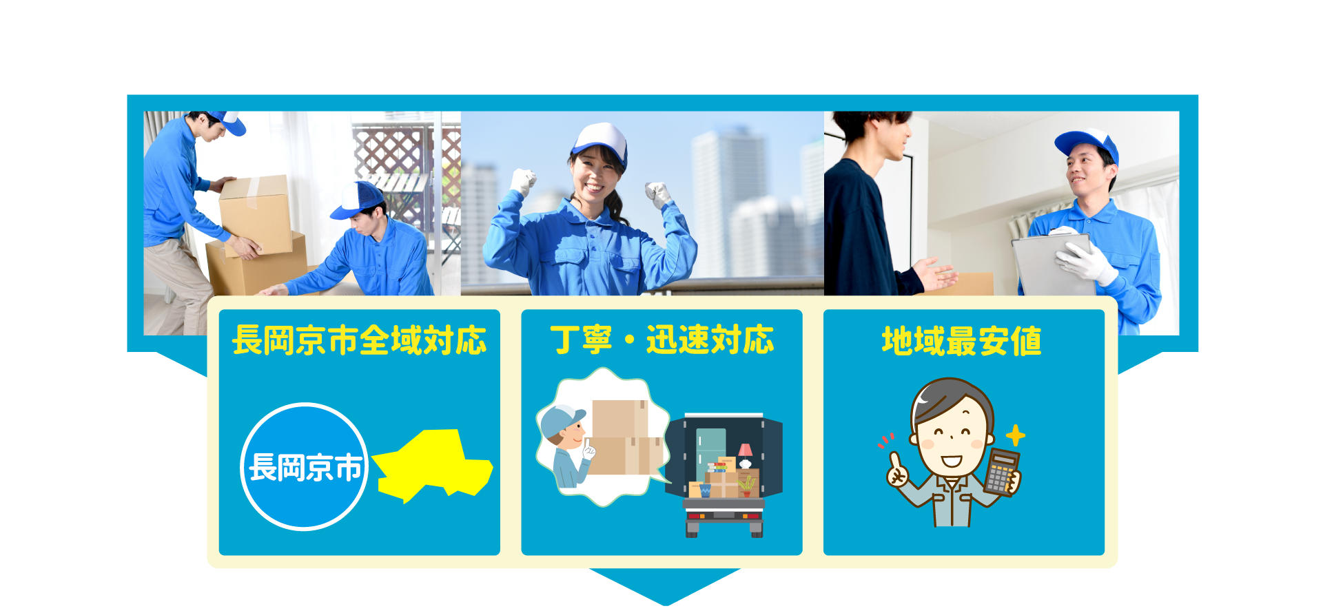 長岡京市全域対応・丁寧・迅速対応・地域最安値